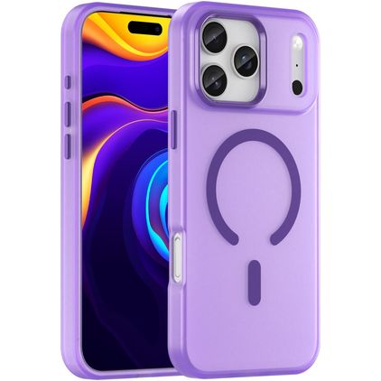 Mobigear Shockproof iPhone 17 Pro Max MagSafe Hardcase Backcover - Lila