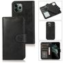 Mobigear Wallet iPhone 12 Mini Hülle Abnehmbare 2in1 Klapphülle Geldbörse - Schwarz
