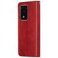 Mobigear Zipper Samsung Galaxy S20 Ultra Hülle Klapphülle Geldbörse - Rot