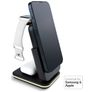 Mobilize 4in1 Detachable Ladestation Qi Wireless 15W - Schwarz