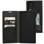 Mobiparts Classic Wallet Samsung Galaxy S23 Ultra Hülle Klapphülle Geldbörse - Schwarz