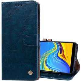 Mobigear Wallet Samsung Galaxy J6 Plus Hülle Klapphülle Geldbörse - Blau