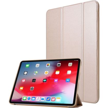 Mobigear Tri-Fold Gel iPad Pro 11 Zoll (2021) Hülle TPU,Kunstleder Klapphülle - Gold