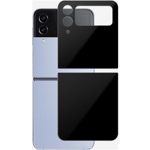 Mobigear Premium Samsung Galaxy Z Flip 4 Panzerglas Gehärtetes Glas Rückseitenschutz - Hüllenfreundlich - Schwarz