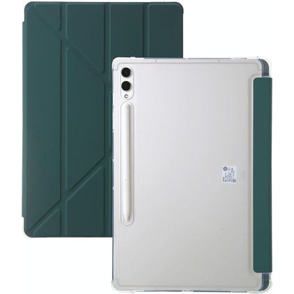 Mobigear Origami Samsung Galaxy Tab S11 Hülle Klapphülle - Deep Green