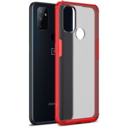 Mobigear Shockproof OnePlus Nord N100 Hülle Hardcase Backcover Stoßfest - Rot