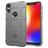 Mobigear Rugged Shield Motorola One Power Hülle Flexibles TPU Backcover Stoßfest - Grau