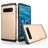 Mobigear Card Samsung Galaxy S10 Hülle Hardcase Backcover Stoßfest mit Kartenhalter - Roségold
