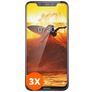 Mobigear Nokia 8.1 Panzerglas Gehärtetes Glas Displayschutz - Hüllenfreundlich (3er Pack)