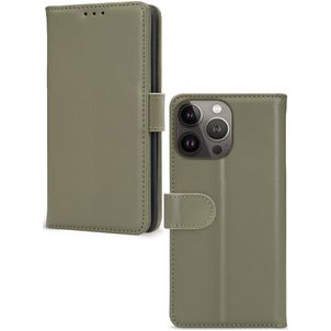 Mobilize Premium Gelly Wallet iPhone 13 Pro Hülle Klapphülle Geldbörse - Grün