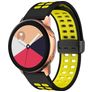 Mobigear Sport Plus Mag Silikon Smartwatch Armband Magnetverschluss - 22-mm-Universalanschluss - Schwarz / Gelb