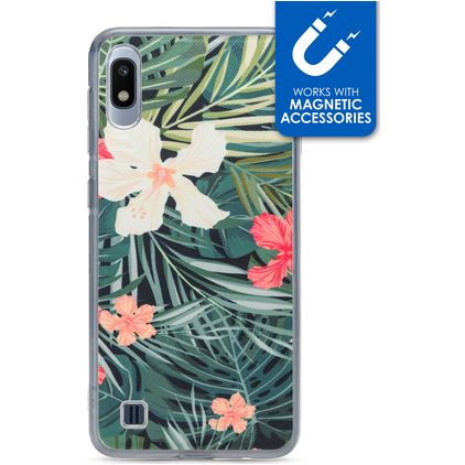 My Style Magneta Samsung Galaxy A10 TPU (flexibel) Backcover - Black Jungle