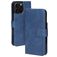 Mobiparts Classic Wallet MagSafe iPhone 16 Pro Max MagSafe Hülle Klapphülle Geldbörse - Steel Blue