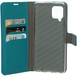 Mobiparts Saffiano Wallet Samsung Galaxy A42 Hülle Klapphülle Geldbörse - Türkis
