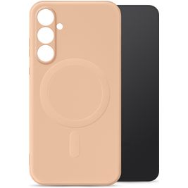 My Style Protective Flex Samsung Galaxy S25 MagSafe Hülle Flexibles TPU Backcover - Soft Pink