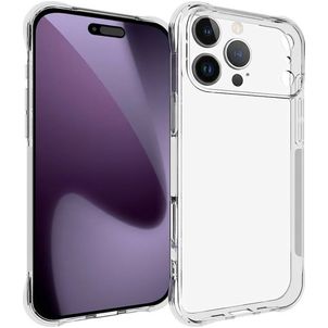 Mobigear Cushion Durchsichtig iPhone 17 Pro Max Hülle Flexibles TPU Backcover - Transparent