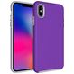 Mobigear Antislip iPhone XS Max Hülle Hardcase Backcover Stoßfest - Lila