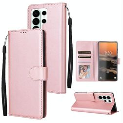 Mobigear Wallet Samsung Galaxy S26 Ultra Hülle Klapphülle Geldbörse - Roségold