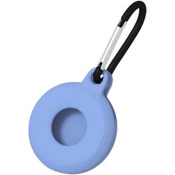 Mobigear Circle Key Apple AirTag Hülle Flexibles TPU Schlüsselanhänger - Denim Blue
