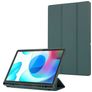 Mobigear Tri-Fold Gel Samsung Galaxy Tab A9 Plus (2023) Hülle TPU,Kunstleder Klapphülle + Stifthalter - Grün