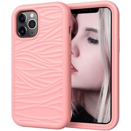 Mobigear Wave iPhone 12 Pro Max Hülle Hardcase Backcover Stoßfest - Pink