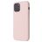 Mobigear Rubber Touch iPhone 12 Pro Silikon Hülle Backcover - Sand Pink