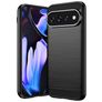 Mobigear Brushed Slim Google Pixel 11 Pro XL Hülle Flexibles TPU Backcover - Schwarz