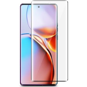 Mobigear Premium Motorola Edge 40 Pro Panzerglas Gehärtetes Glas Displayschutz - Hüllenfreundlich - Schwarz