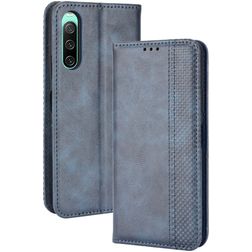 Mobigear Sensation Sony Xperia 10 IV Klapphülle Portemonnaie - Blau