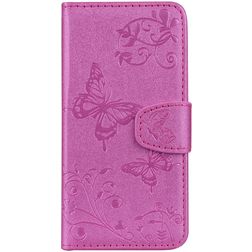 Mobigear Butterfly Xiaomi Mi 8 SE Hülle Klapphülle Geldbörse - Lila