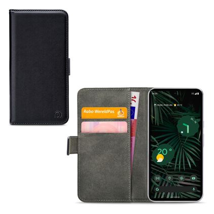 Mobilize Classic Gelly Wallet Google Pixel 6 Pro Klapphülle Portemonnaie - Schwarz