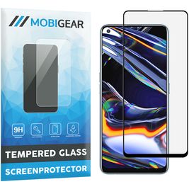 Mobigear Premium Realme 7 Pro Panzerglas Gehärtetes Glas Displayschutz - Hüllenfreundlich - Schwarz