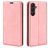 Mobigear Retro Slim Samsung Galaxy A26 Hülle Klapphülle Geldbörse - Pink