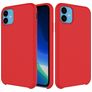 Mobigear Rubber Touch iPhone 11 Silikon Hülle Backcover - Rot