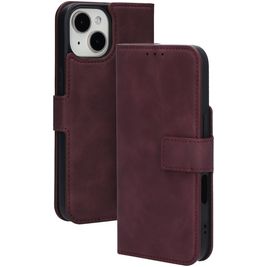 Mobiparts Classic Wallet iPhone 15 Hülle Klapphülle Geldbörse - Velvet Red
