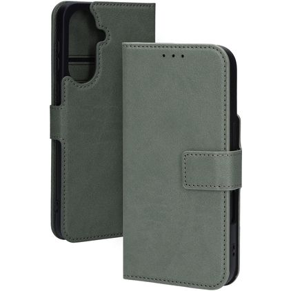 Mobiparts Classic Wallet Samsung Galaxy A37 MagSafe Hülle Klapphülle - Stone Green