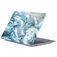 Mobigear Marble MacBook Air 13 Zoll (2018-2020) Hardcase Hülle MacBook Case - Weiß / Blau - Model A1932 / A2179 / A2337