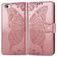 Mobigear Butterfly iPhone 17e Hülle Klapphülle Geldbörse - Roségold
