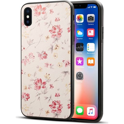 Mobigear Design iPhone XS Max Hülle Flexibles TPU Backcover - Begonie