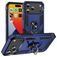 Mobigear Armor Ring iPhone 17 Pro Max Hülle Hardcase Backcover Stoßfest mit Ringhalter - Blau