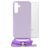 Mobilize Lanyard Gelly Samsung Galaxy S24 Plus Flexibles TPU Handykette - Pastel Purple