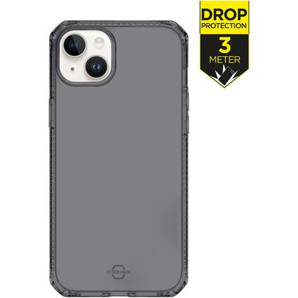 ITSkins SpectrumClear-R iPhone 15 Hülle Flexibles TPU Backcover Stoßfest - Smoke