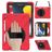 Mobigear SureGrip XGuard iPad 7 (2019) Hülle Kunststoff,Silikon Backcover + Stifthalter + Schulterträger + Ständer - Rot