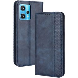 Mobigear Sensation Realme 9 Pro Plus Hülle Klapphülle Geldbörse - Blau