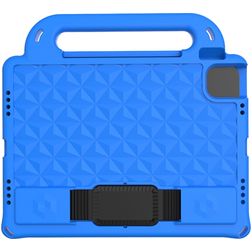 Mobigear Diamond iPad Pro 11 Zoll (2022) Tablet Hülle für Kinder mit Tragegriff - Blau