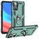 Mobigear Armor Ring OPPO A76 Hülle Hardcase Backcover Stoßfest mit Ringhalter - Grün