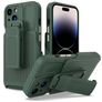 Mobigear Explorer iPhone 14 Pro Max Hülle Hardcase Backcover Stoßfest mit Ständer - Grün