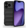 Mobigear Bumpy iPhone 18 Pro Hülle Flexibles TPU Backcover - Schwarz