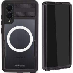 Mobilize Waterproof Samsung Galaxy S25 Edge Wasserdicht MagSafe Hülle Hardcase Backcover - Schwarz