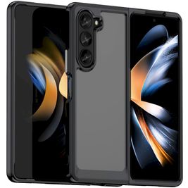 Mobigear Crystal Samsung Galaxy Z Fold 5 Hülle Hardcase Backcover - Schwarz